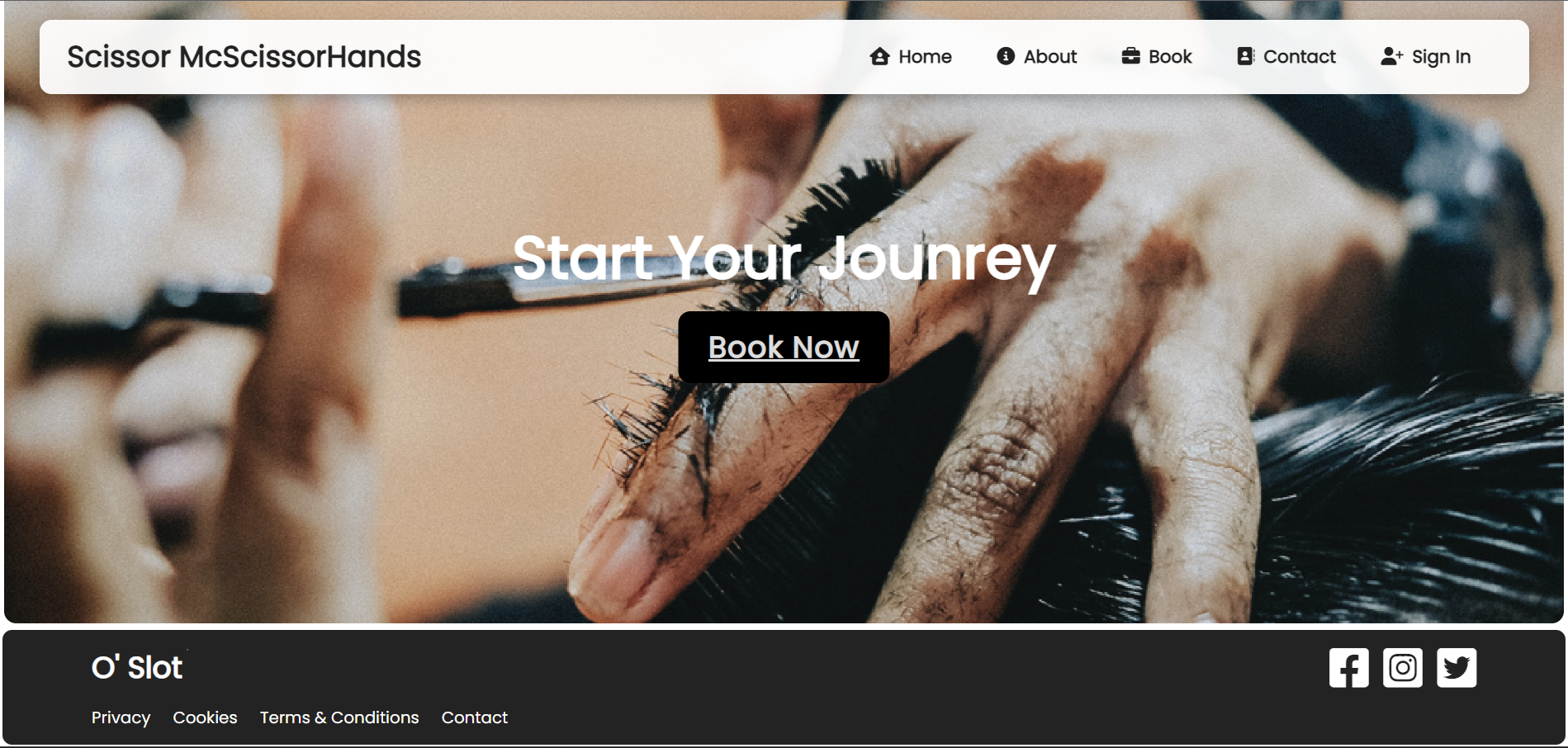 OSlot Landing Page Image